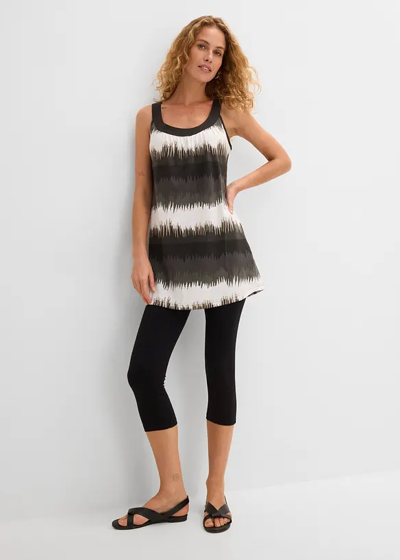 Kjole og caprileggings (2-delt sett), bonprix