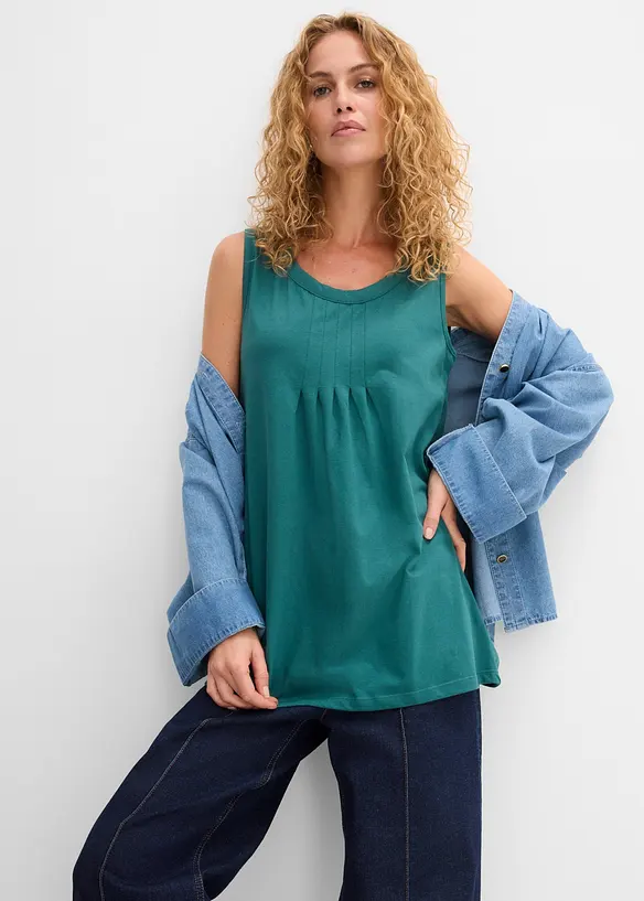 Ermel&oslash;s, lang topp, bonprix