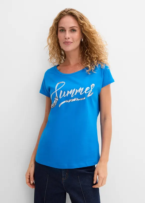 Topp med paljetter, bonprix