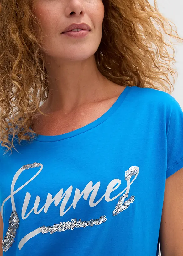 Topp med paljetter, bonprix