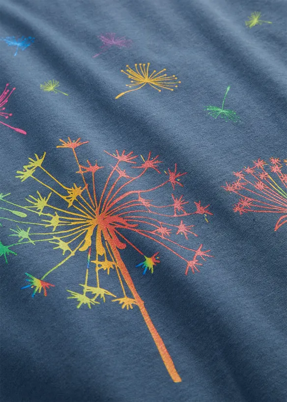 T-shirt med blomsterprint, bonprix