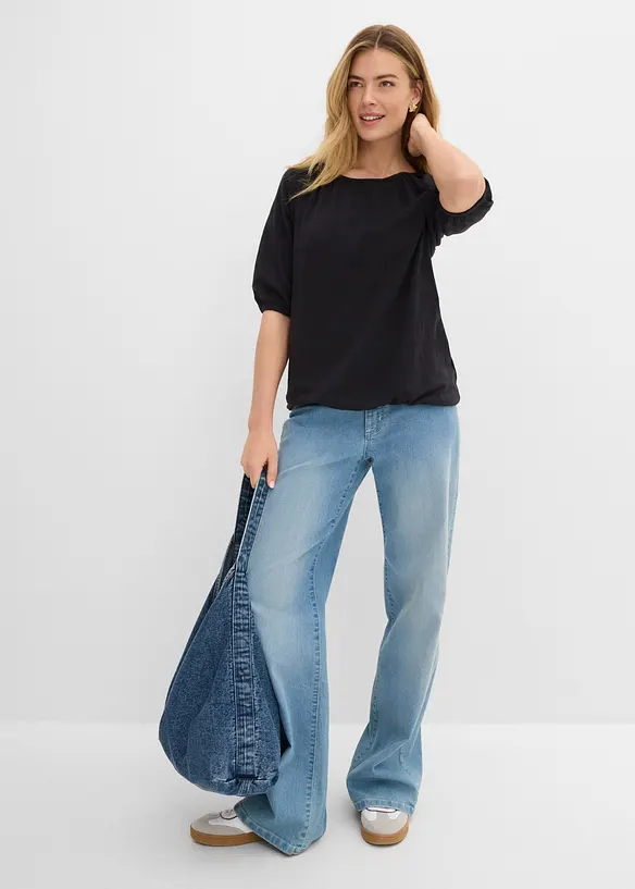 Topp i 100% &oslash;kologisk bomull, bonprix