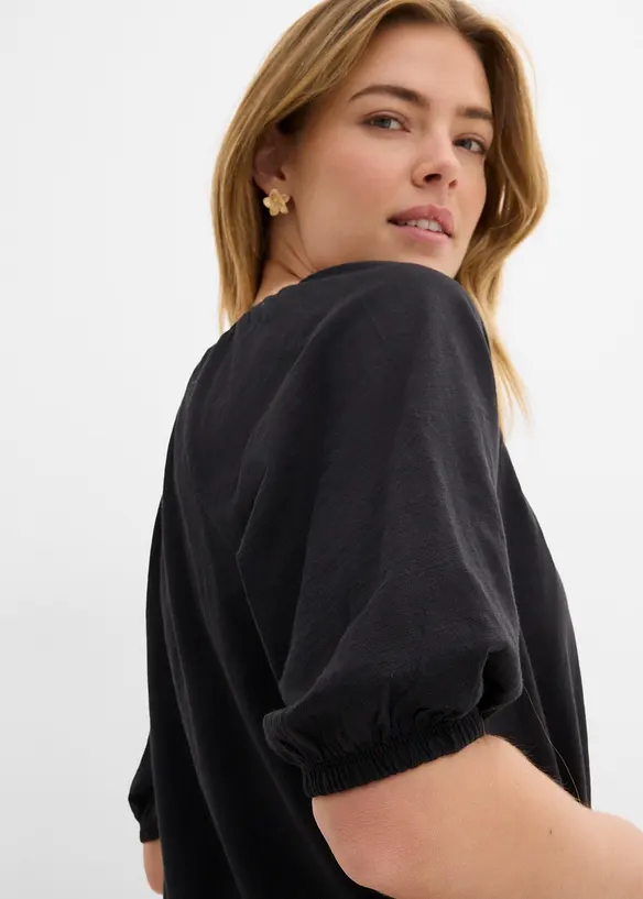 Topp i 100% &oslash;kologisk bomull, bonprix