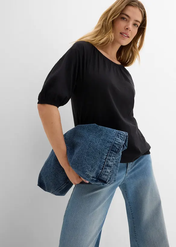 Topp i 100% &oslash;kologisk bomull, bonprix