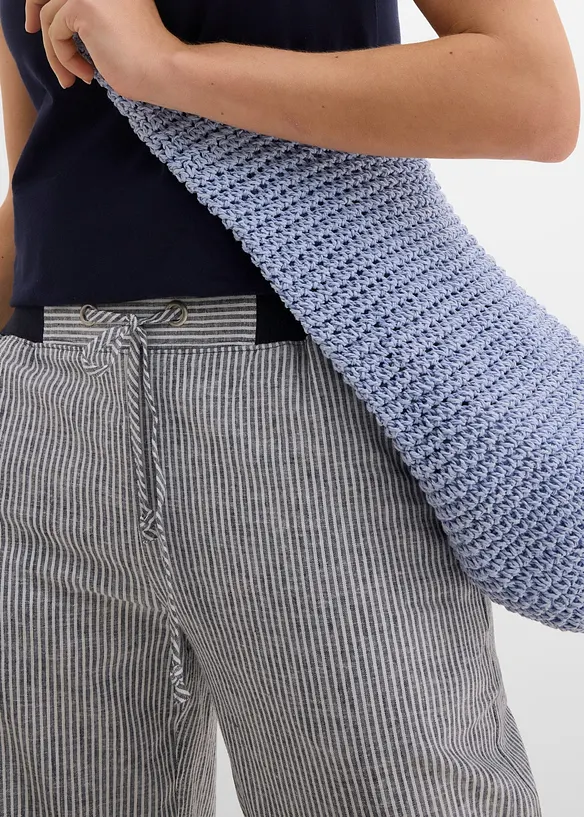 7/8-bukse med lin, bonprix