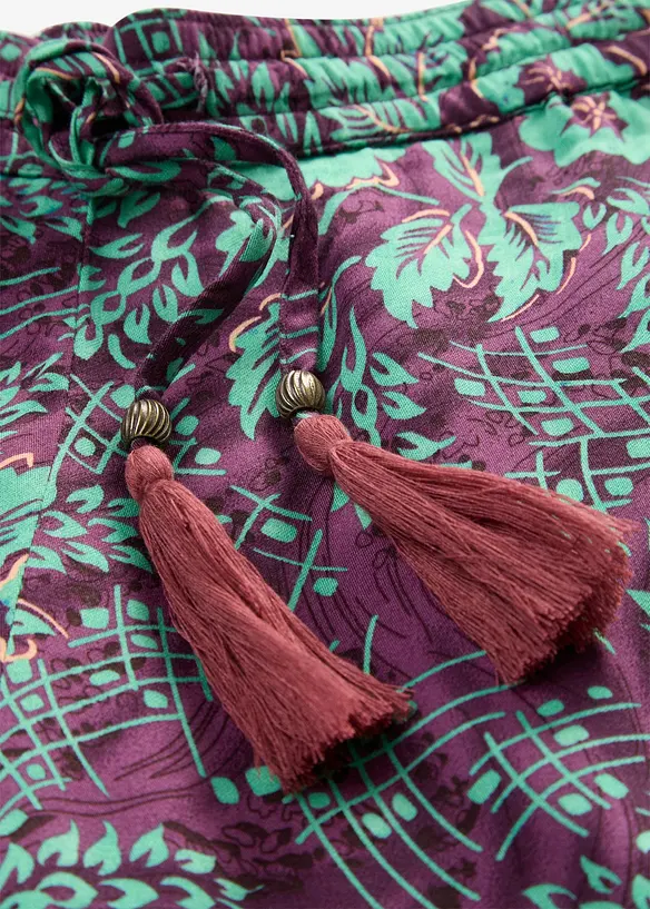 Vid bukse i lett viskose, bonprix