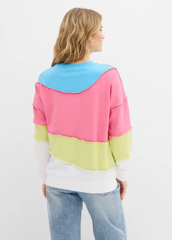 Sweatshirt i myk bomullsmiks, bonprix