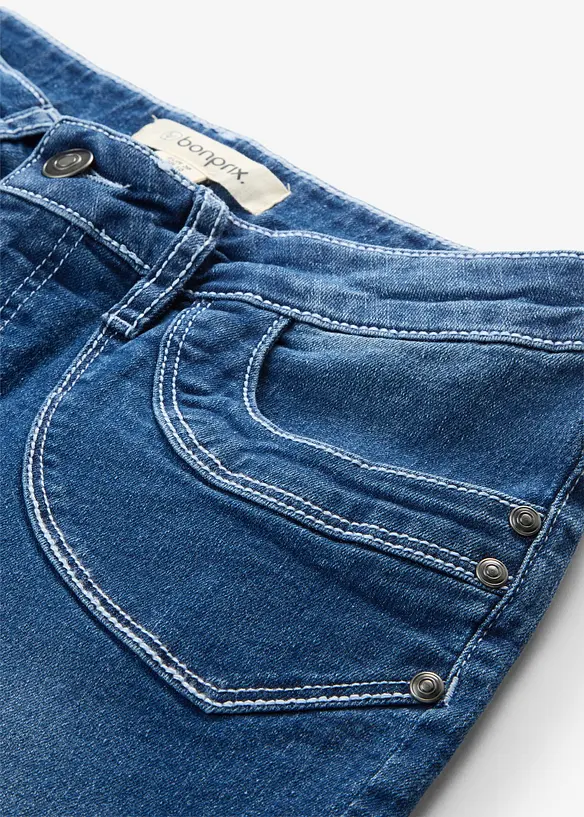 Straight-jeans Mid Waist, cropped, bonprix