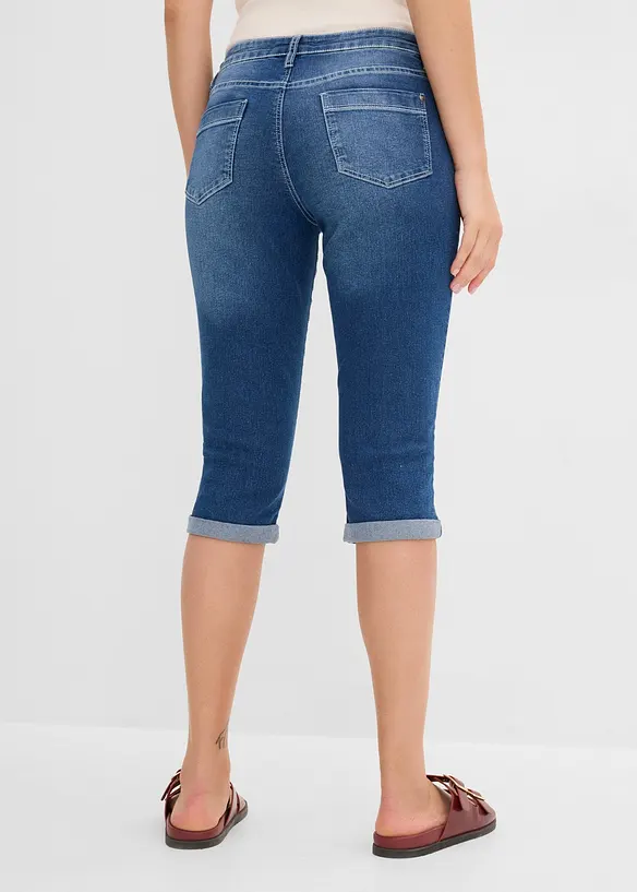 Straight-jeans Mid Waist, cropped, bonprix