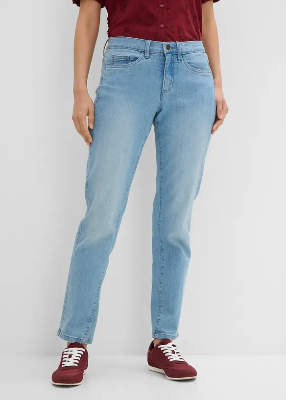 Straight-jeans Mid Waist, stretch, bonprix