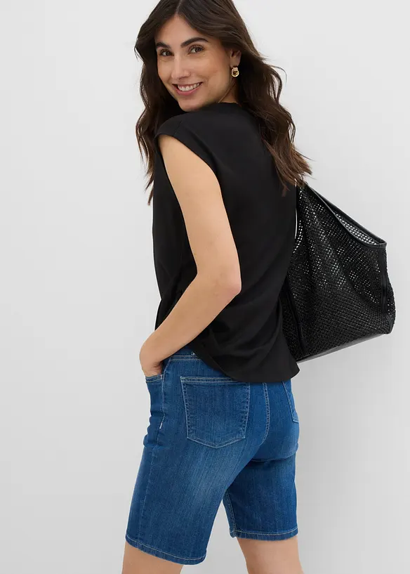 Jeans-bermudashorts Mid Waist, bonprix