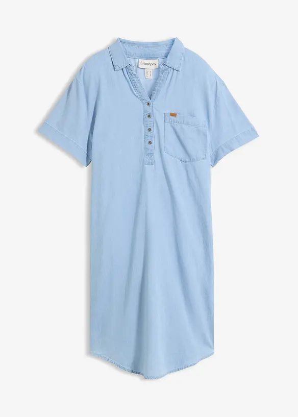 Jeanskjole, kortermet, bonprix