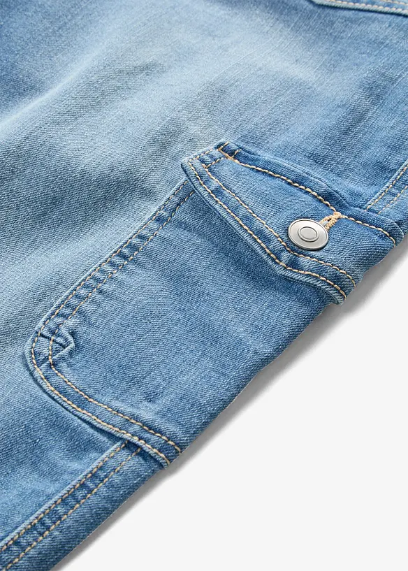 Cargo-jeans, Mid Waist, stretch, bonprix