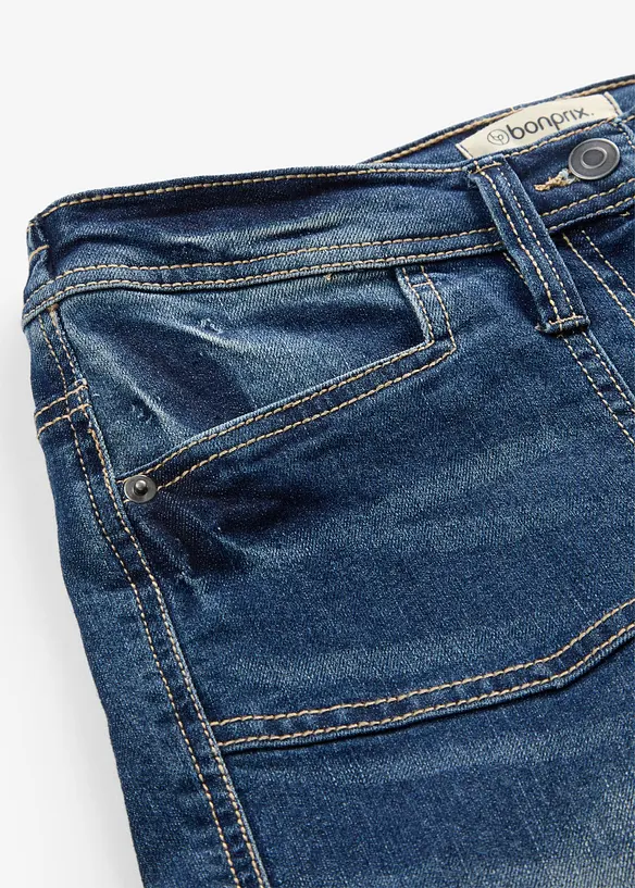 Cargo-jeans, Mid Waist, stretch, bonprix