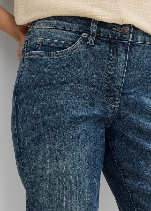 Straight-jeans, Mid Waist, stretch, bonprix