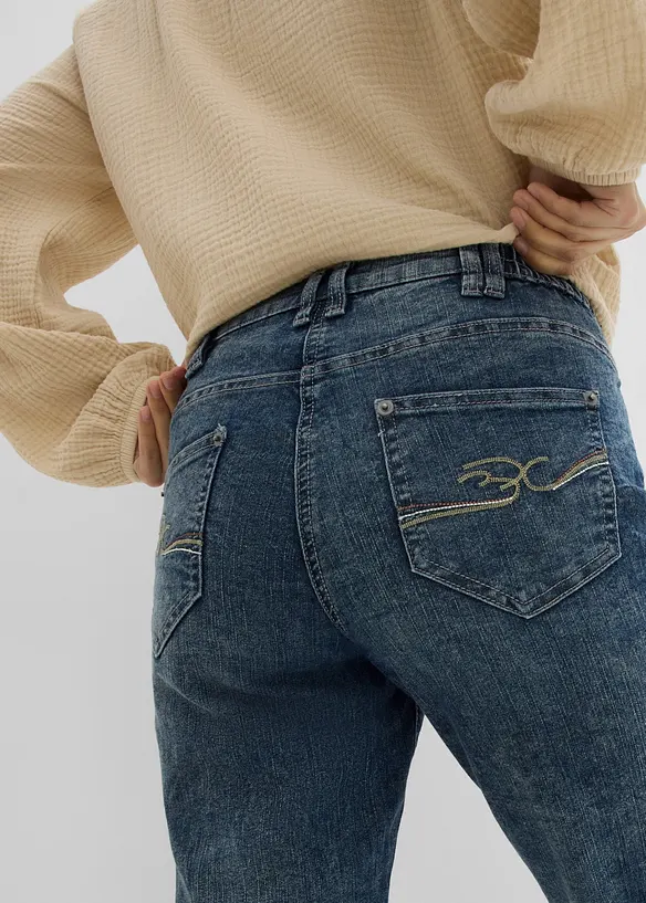 Straight-jeans, Mid Waist, stretch, bonprix