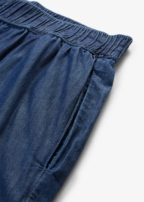 Wide leg-jeans, High Waist, cropped, bonprix