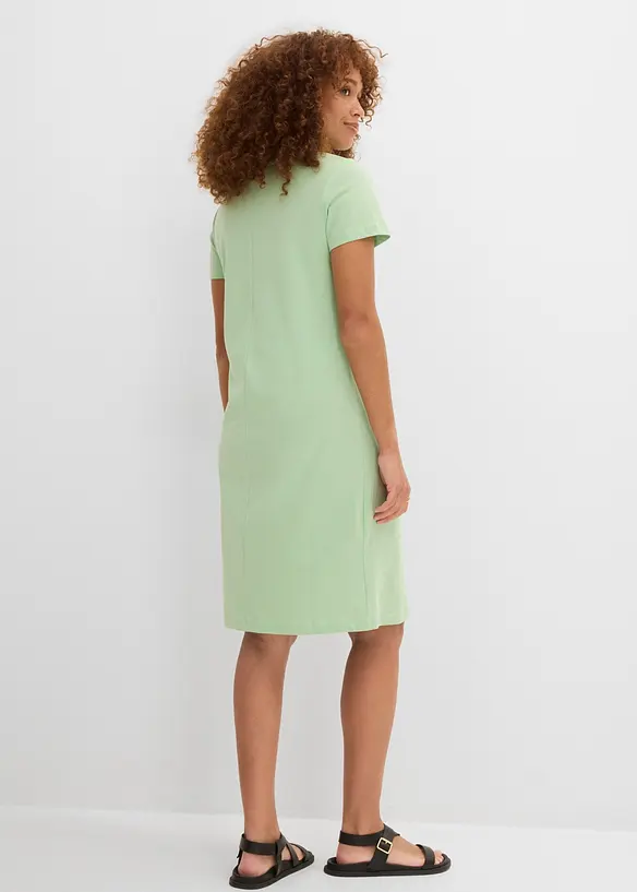 Jerseykjole i 100% bomull (2-pack), bonprix