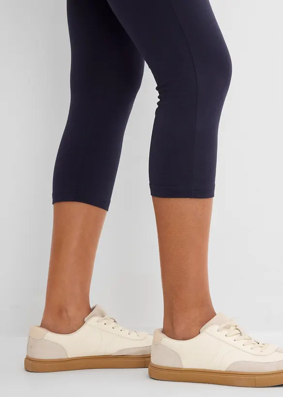 Capri-leggings i smal modell (2-pack), bonprix