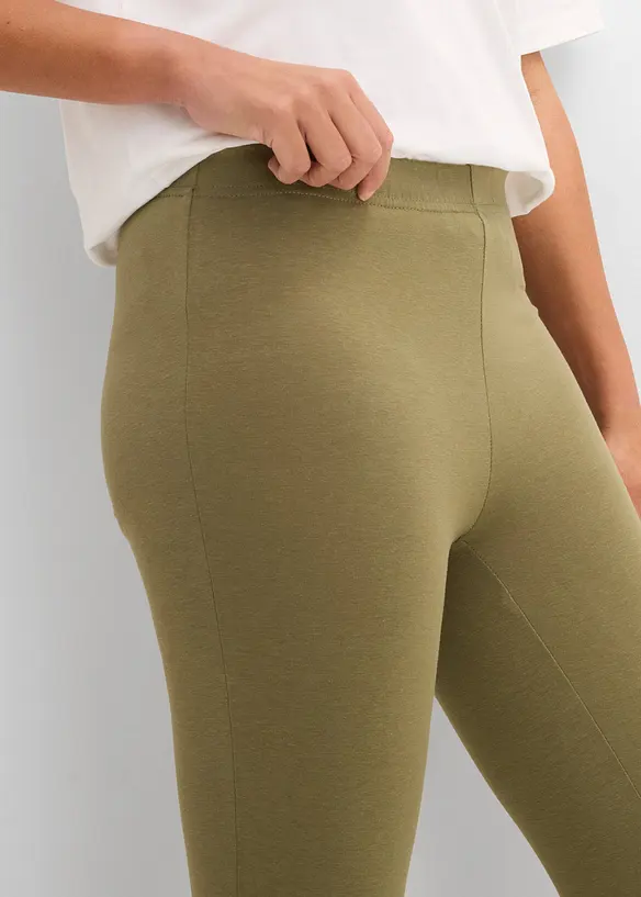 Capri-leggings i smal modell (2-pack), bonprix