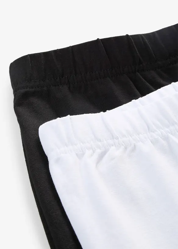 Capri-leggings i smal modell (2-pack), bonprix