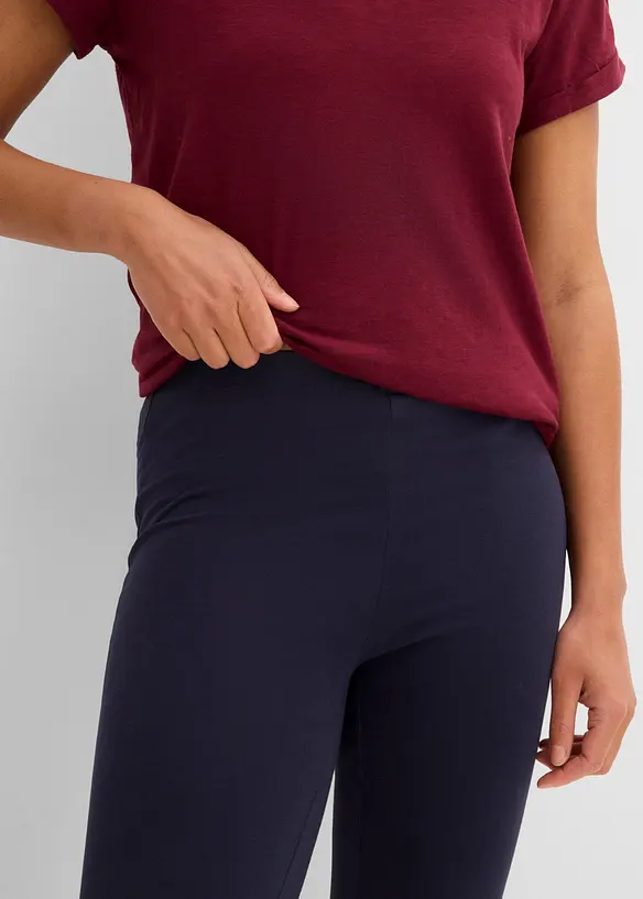 Capri-leggings i smal modell (2-pack), bonprix
