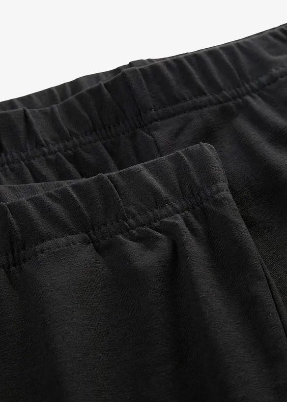 Capri-leggings i smal modell (2-pack), bonprix