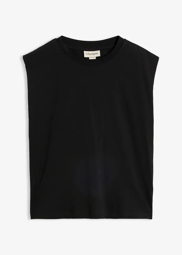 Oversized topp i 100% &oslash;kologisk bomull, bonprix