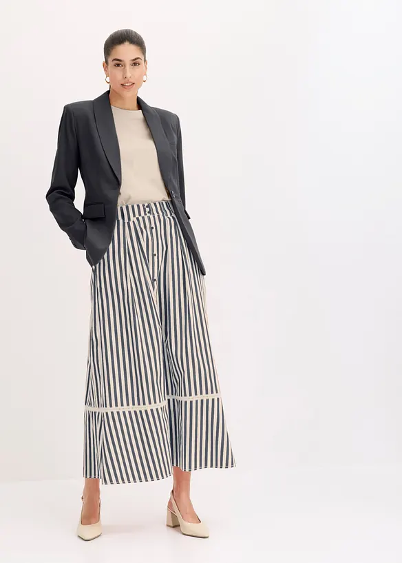 Oversized topp i 100% &oslash;kologisk bomull, bonprix