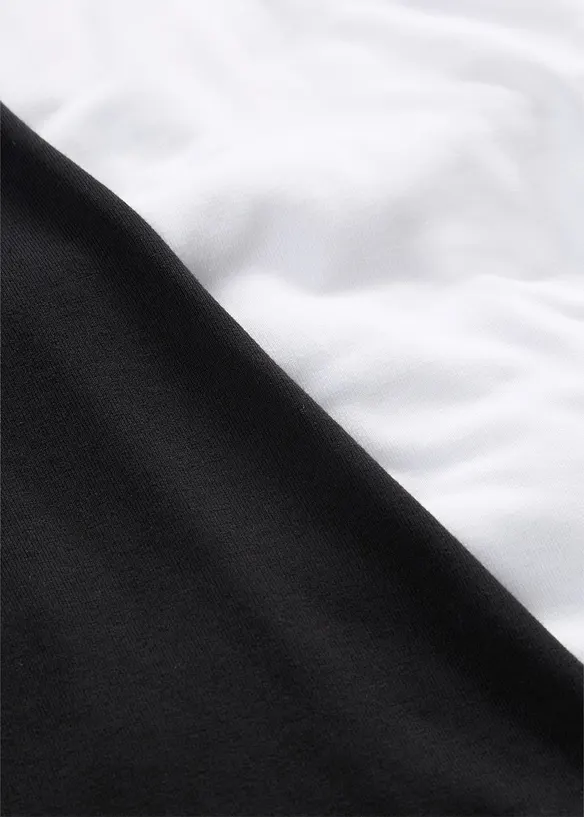 Lang topp av myk viskose, 2-pack, bonprix