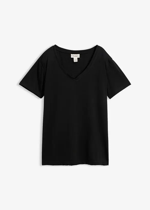 Topp med V-hals, bonprix