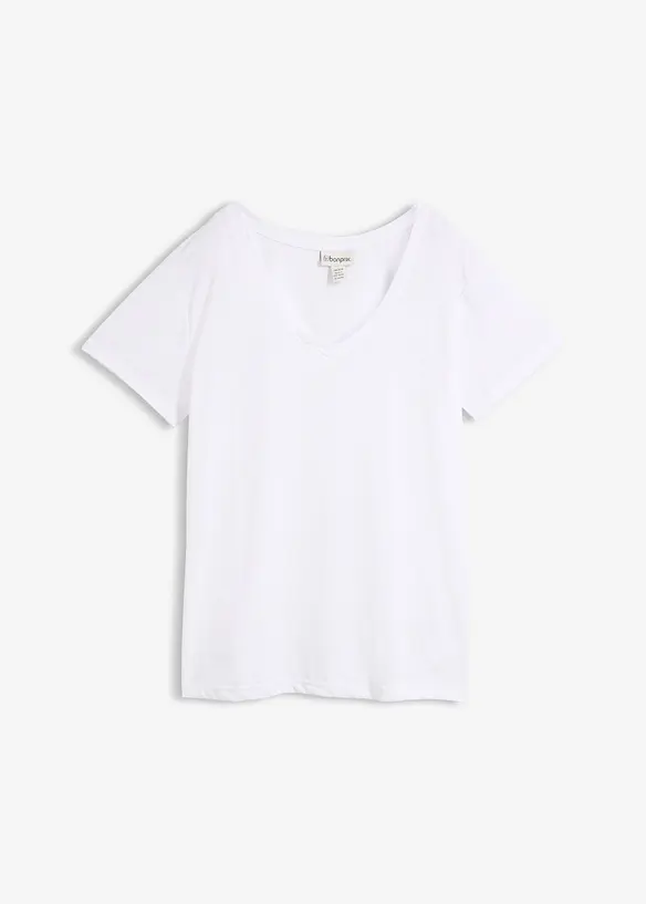 Topp med V-hals, bonprix