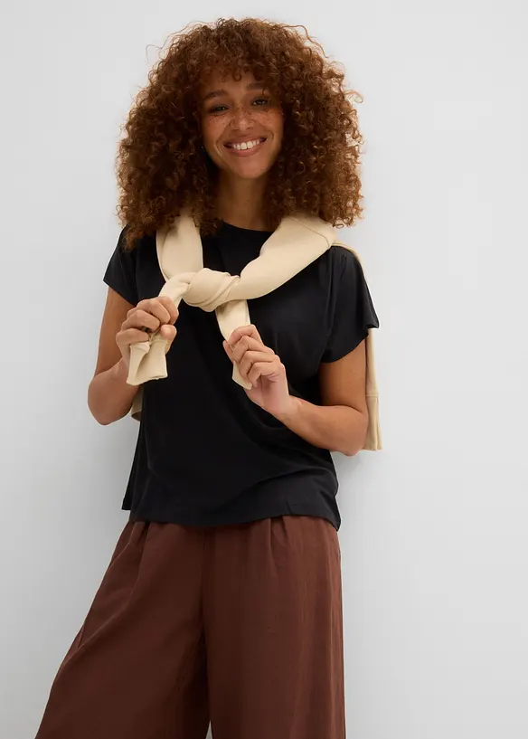 T-skjorte i myk viskose, bonprix