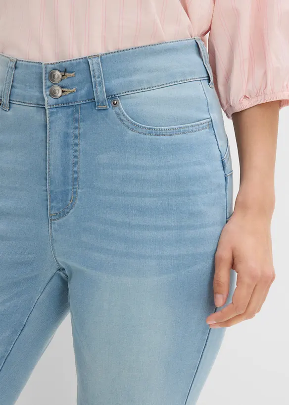 Bootcut-jeans Mid Waist, Shaping, bonprix