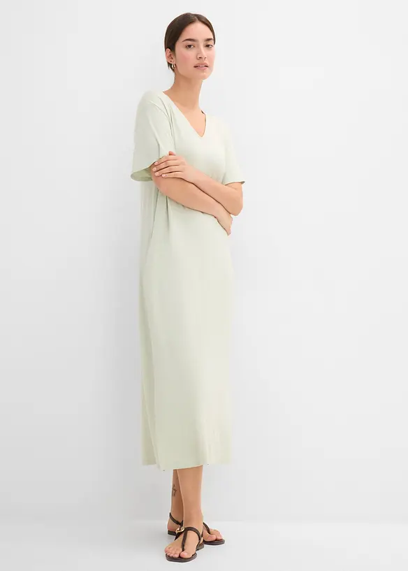 Jerseykjole i viskoseblanding, bonprix