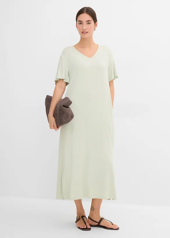 Jerseykjole i viskoseblanding, bonprix
