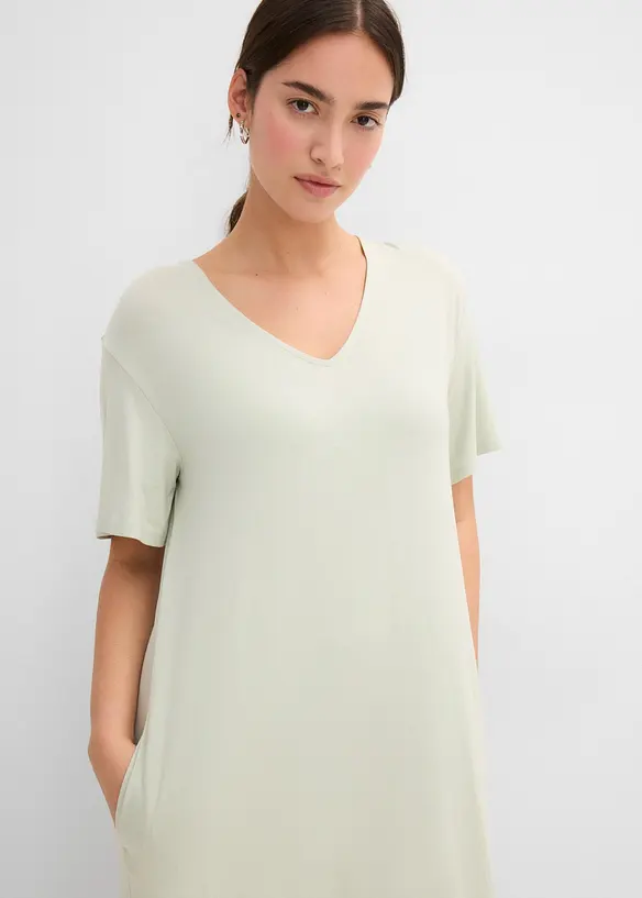 Jerseykjole i viskoseblanding, bonprix
