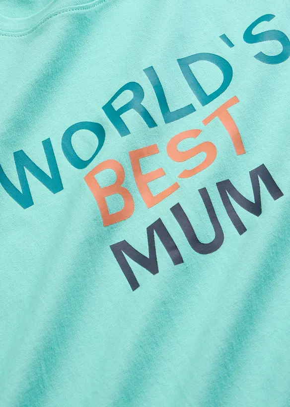 Kort nattkjole i 100% bomull, bonprix