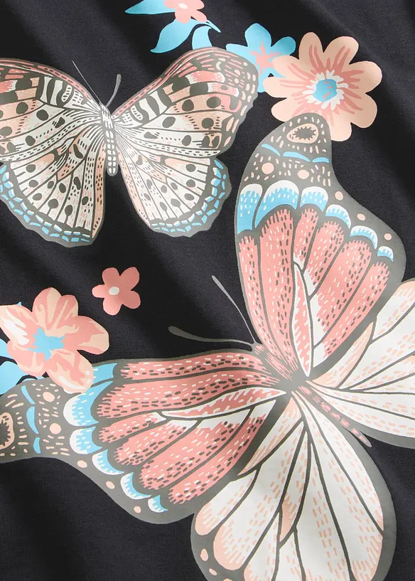 Kort nattkjole i 100% bomull, bonprix