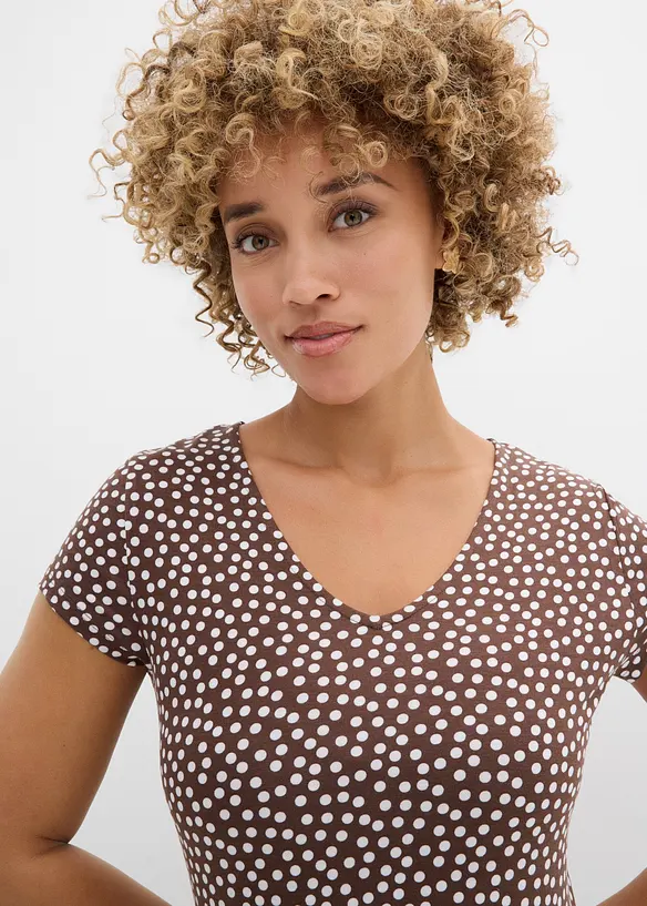 Jerseykjole i viskoseblanding, bonprix