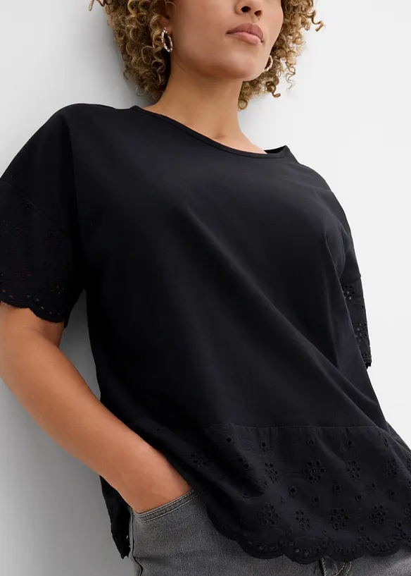 Topp i 100% &oslash;kologisk bomull, bonprix