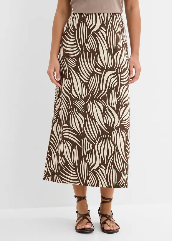 Jerseyskj&oslash;rt av &oslash;kologisk bomull med stretch, bonprix