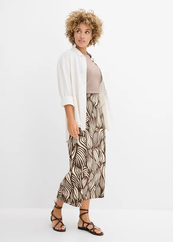 Jerseyskj&oslash;rt av &oslash;kologisk bomull med stretch, bonprix