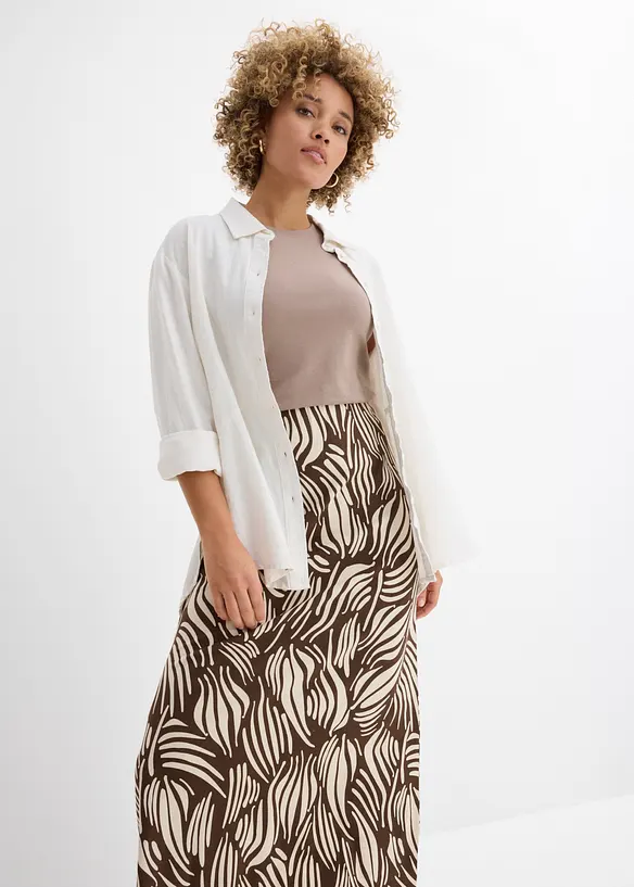 Jerseyskj&oslash;rt av &oslash;kologisk bomull med stretch, bonprix