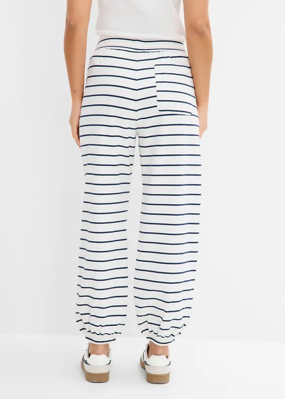 Sweatbukse i bomullsmiks, bonprix