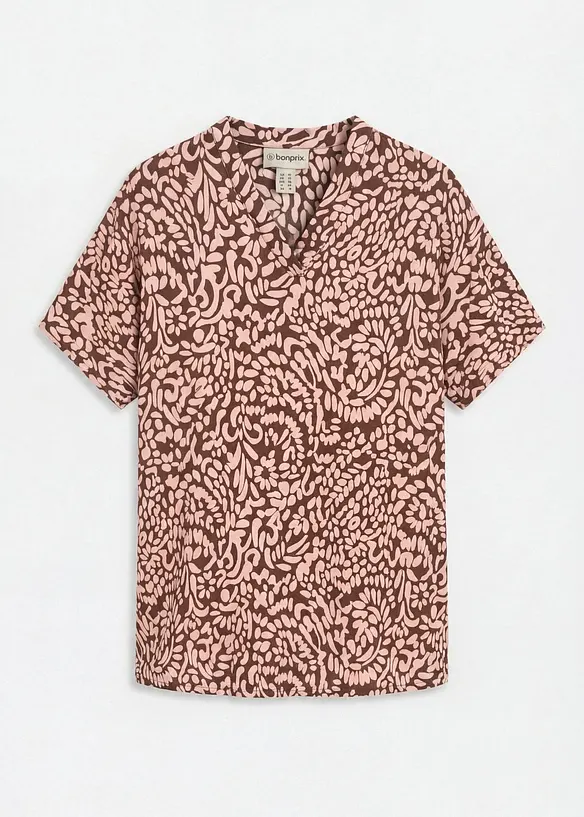 Bluse i viskose med pent fall, bonprix