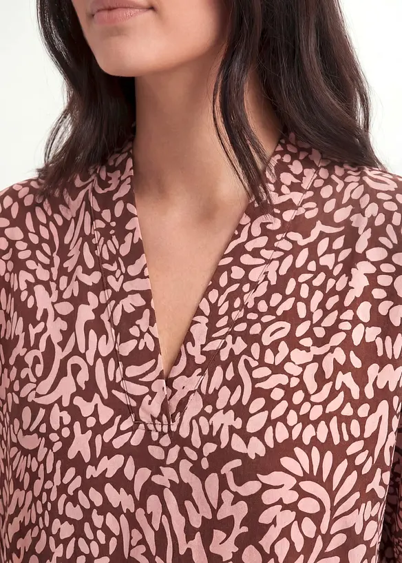 Bluse i viskose med pent fall, bonprix