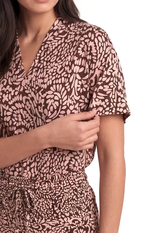 Bluse i viskose med pent fall, bonprix