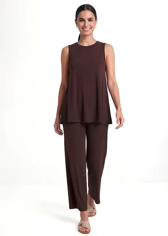 Jerseybukse i viskoseblanding, bonprix