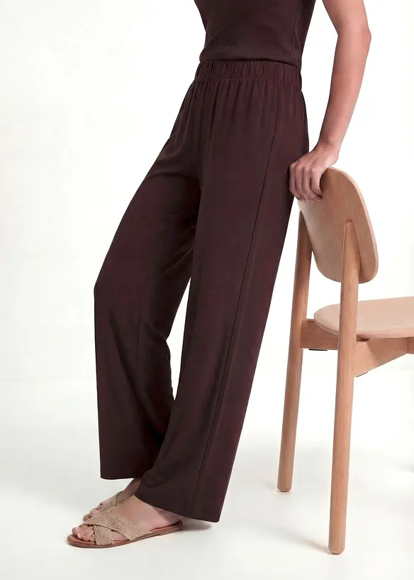 Jerseybukse i viskoseblanding, bonprix